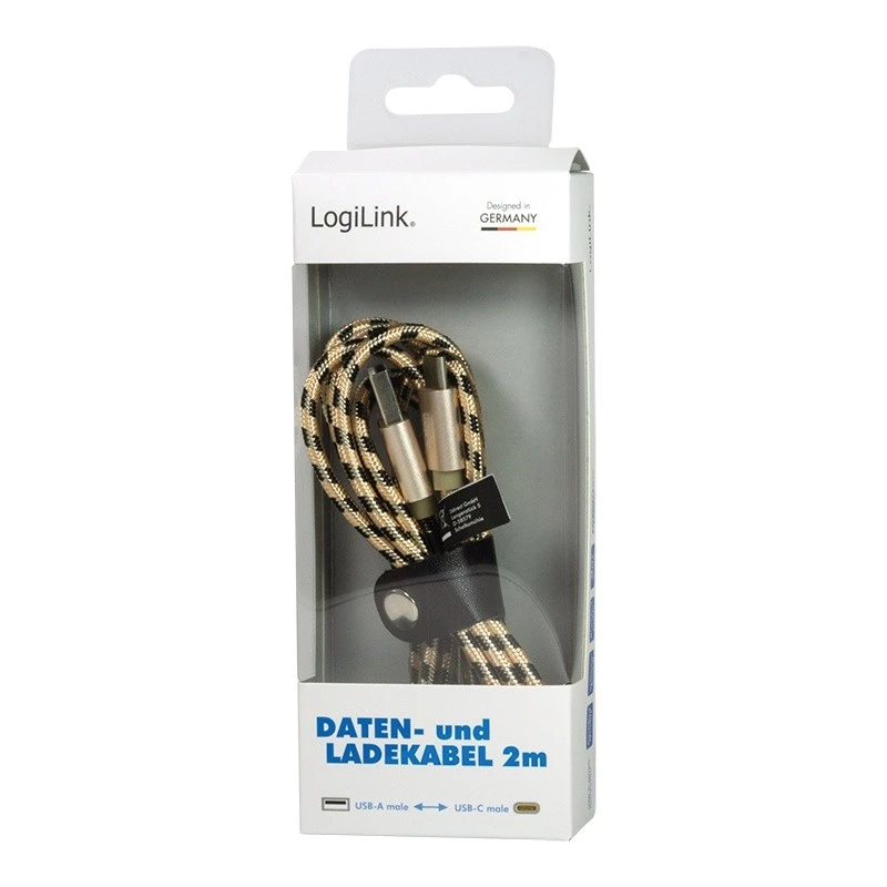 Sync and charging cable USB2.0 AM to USB-C male