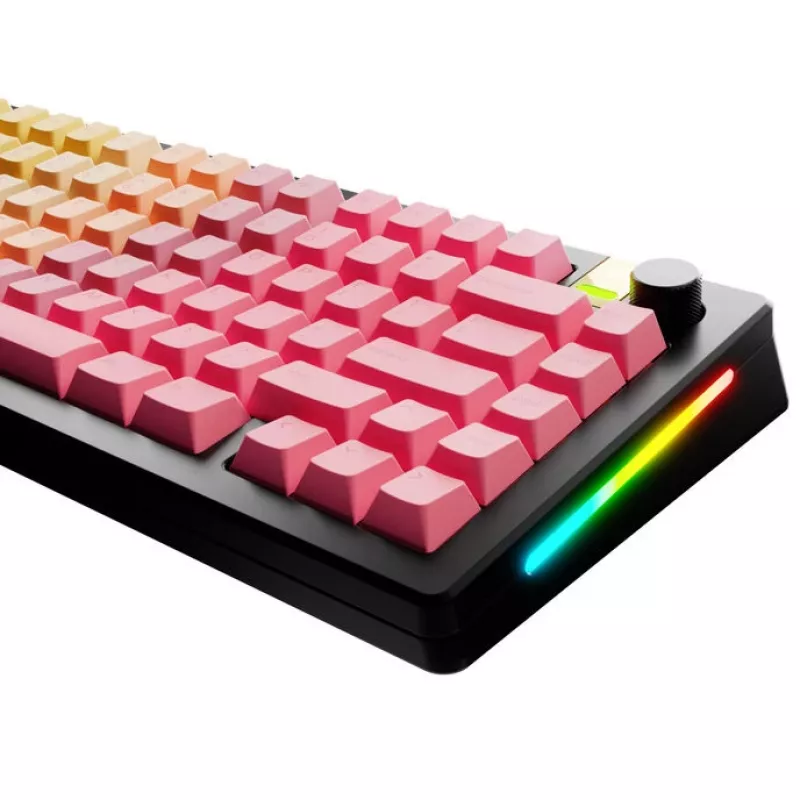Keycaps GLORIOUS GPBT Gradient Grapefruit ANSI layout PBT dye-sub keycap set