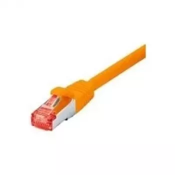 Tecline - Patch-Cable - RJ-45 (M) to RJ-45 (M) - 1.5 m - SFTP, PiMF - CAT 6 - Halogen-Free, Snagless - orange (715015A)