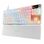 Mechanical TKL Gaming Keyboard STEELSERIES Apex Pro TKL Gen 3 White — US layout, RGB, adjustable switches