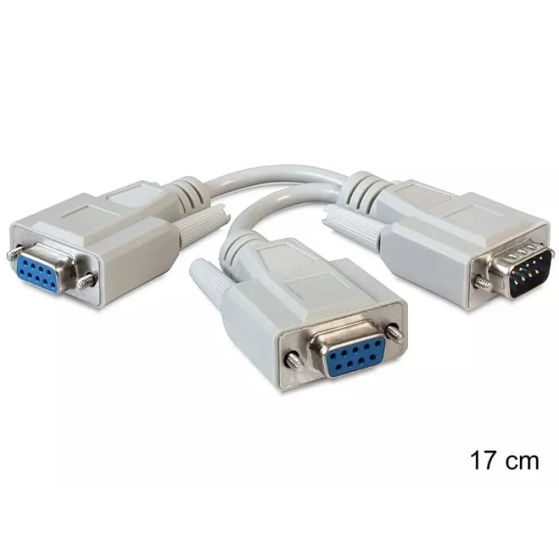 Serial Cable DeLOCK 65403 Beige 0.17 m DB-9