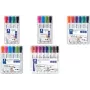Marker Staedtler Lumocolor 351 Bullet tip Black Light Blue Light Green Pink