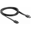 SATA cable DeLOCK 85810 1 m SATA 7-pin eSATA Black