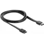 SATA cable DeLOCK 85810 1 m SATA 7-pin eSATA Black