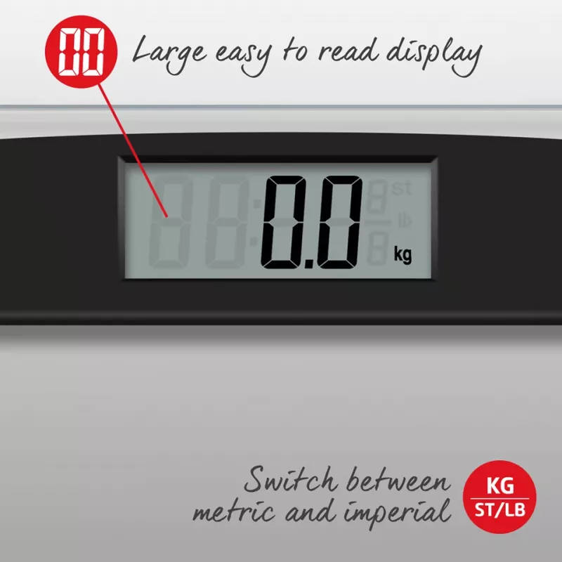 Bathroom Scale Salter 9208 BK3R Compact Glass Electronic