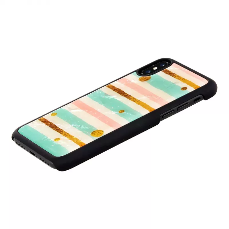 Smartphone case iKins for iPhone XS / iPhone XS Max — pop mint black