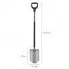 Fiskars Ergonomic Spade, Grey (1067511)