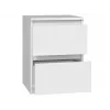 MALWA M2 WHITE BEDSIDE TABLE