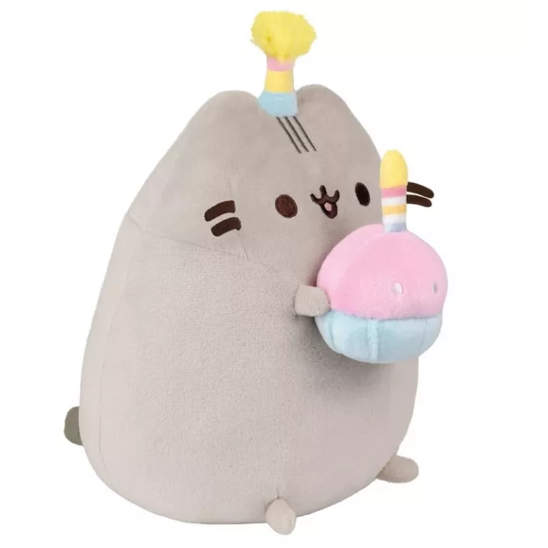 Plush toy Pusheen by Pusheen — 24 cm birthday hat with cake plushie