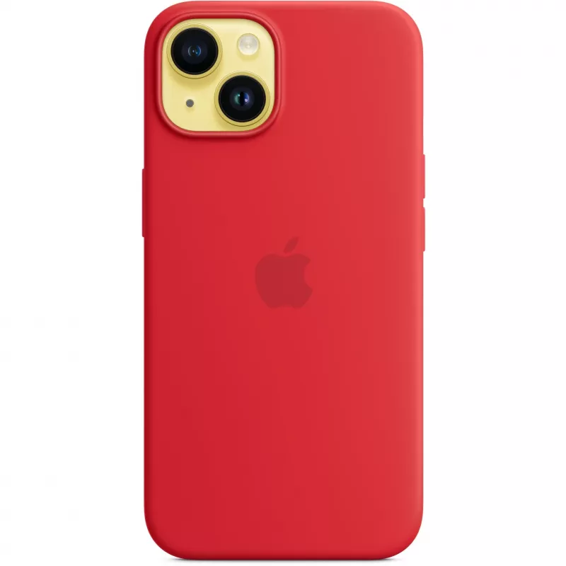 Apple iPhone 14 Silicone Case with MagSafe, (PRODUCT)RED