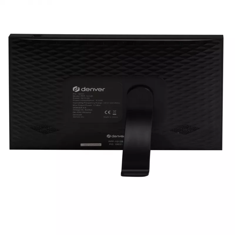 Denver PFF-1012 digital photo frame Black 25.6 cm (10.1) Touchscreen Wi-Fi