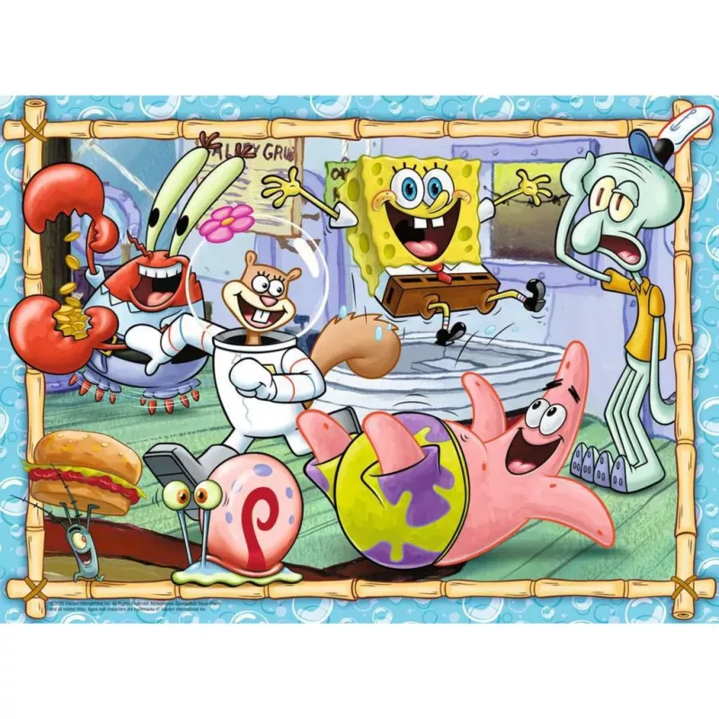 Jigsaw Puzzle Ravensburger New Adventures in Bikini Bottom, 200 pieces, children's puzzle