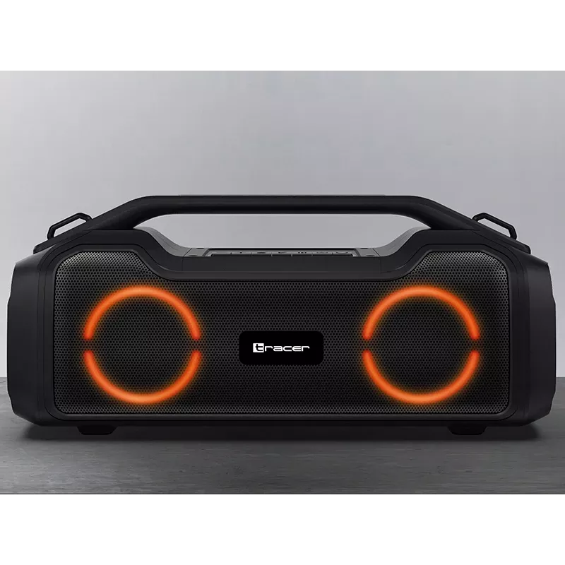 Stereo portable speaker TRACER BigBoy TWS Bluetooth 40W RMS, Bluetooth 5.3, 12h battery, Black