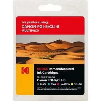 185C000826 KODAK CAN. IP4200 (5) CMYKPBK PGI5/CLI8 360/4x420Seiten 26/4x13ml (185C000826)