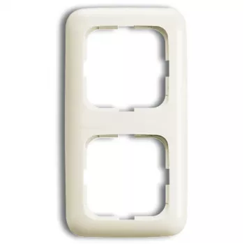 Wall plate / switch cover Busch-Jaeger 1725-0-0555, white, screwless, 81×152 mm, 11 mm thick