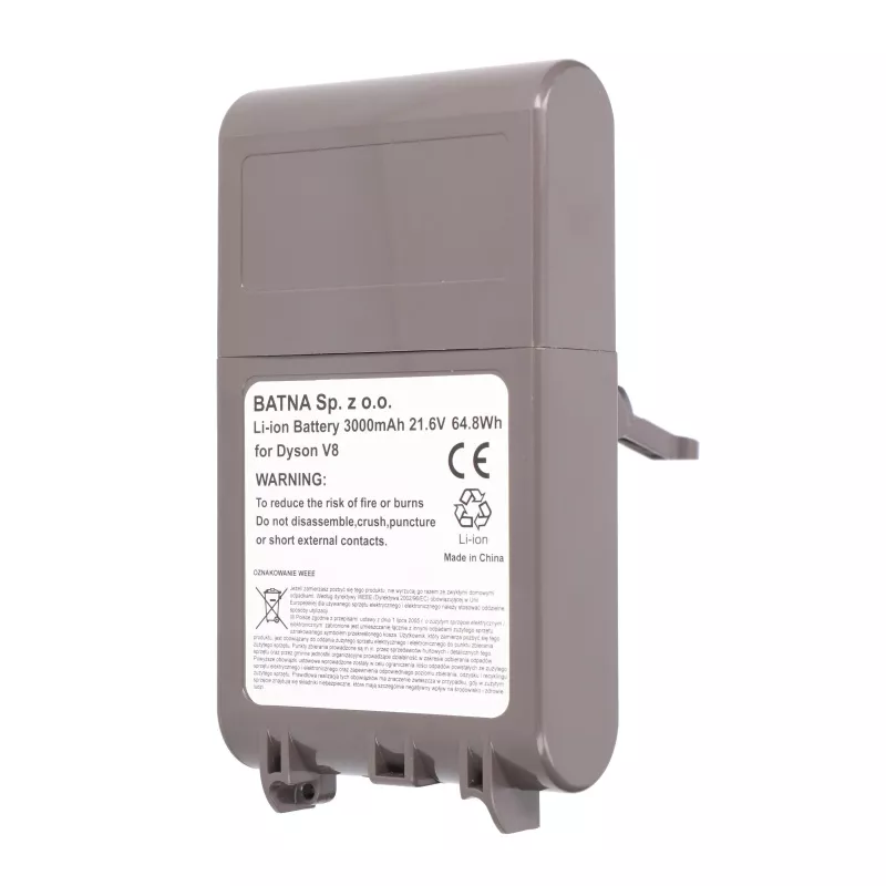 Dyson vacuum battery V8 21.6V 3000mAh