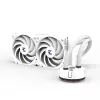 Zalman Reserator5 Z24 ARGB White CPU Liquid Cooler 240mm Radiator 2 x 120 mm Fan