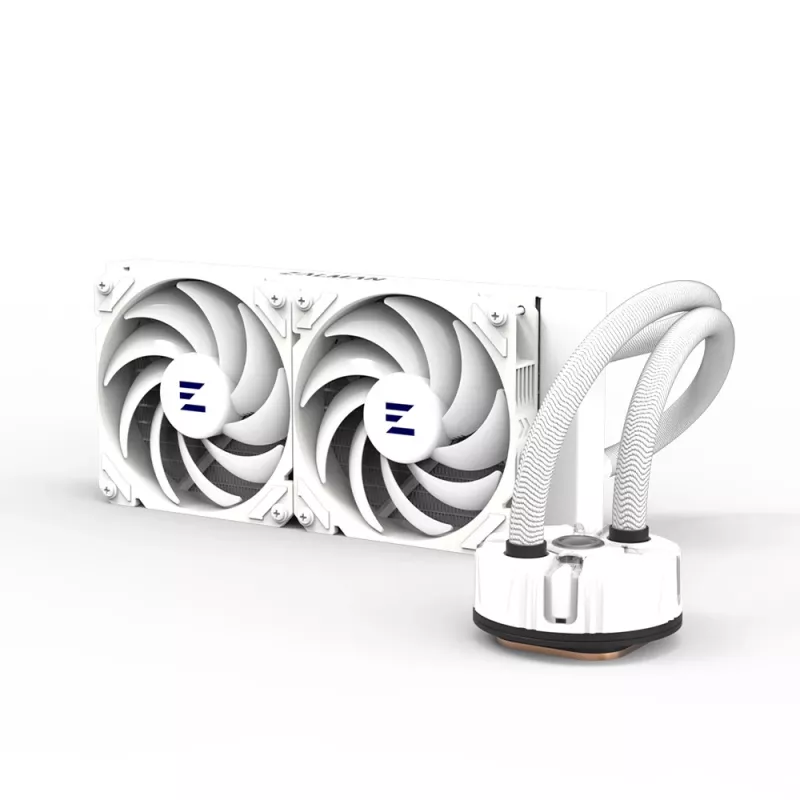 Zalman Reserator5 Z24 ARGB White CPU Liquid Cooler 240mm Radiator 2 x 120 mm Fan