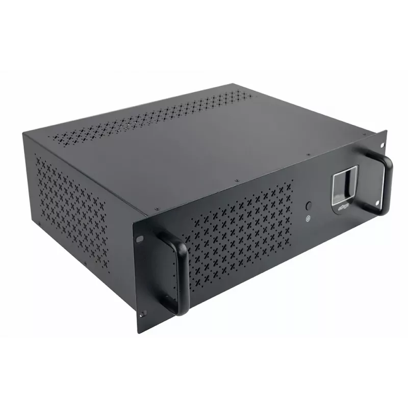 Gembird - Ups rack 19'' 3.4u 1500va, 4xiec 230v out, iec14 in,rj11, usb, lcd Line-Interactive 1.5 kVA 900 W 4 AC outlet(s)