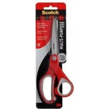 Scotch 1428 Office and Craft Scissors Grey - Red (1428)