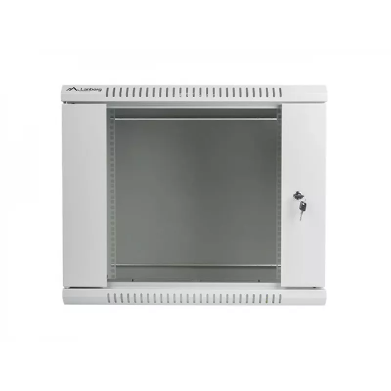 Lanberg WF01-6609-10S Wall-Mounted Rack 19 inch 9U 600x600 mm Grey