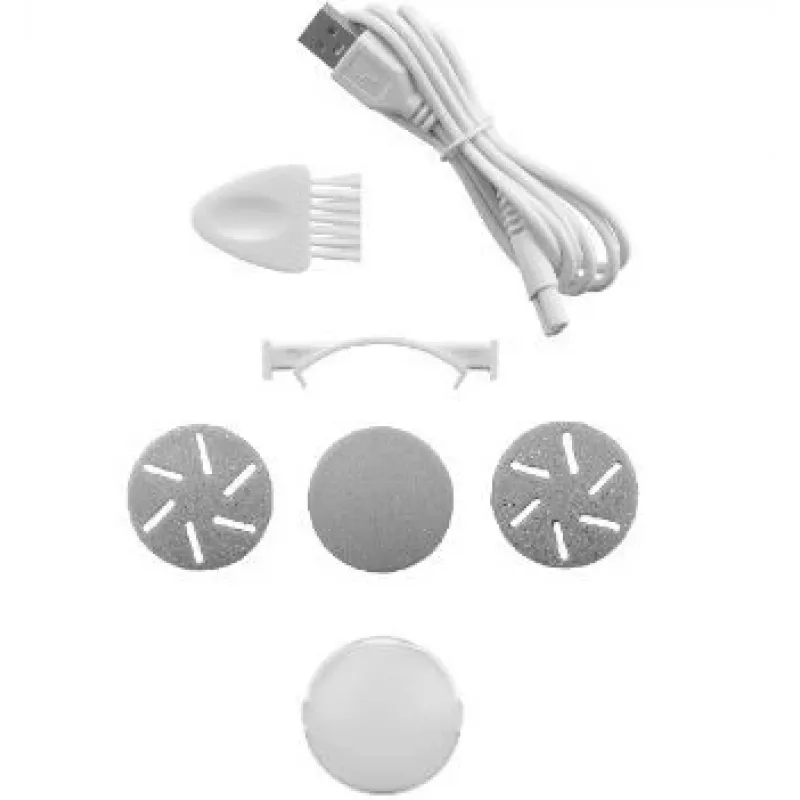 Concept PN3000 electric foot file with callus suction system, white