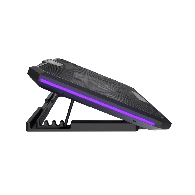 FURY GUNBAI G3 Laptop Cooling Pad 14.1–17.3 with 2 Fans, RGB Lighting, 2× USB