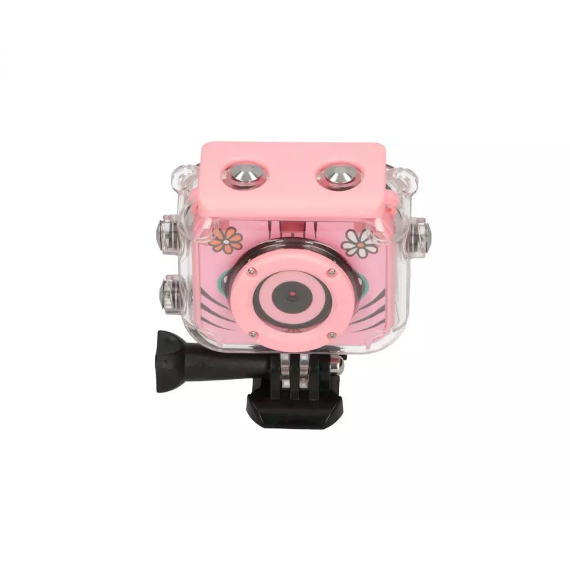 Children's digital sports camera Extralink H18 Pink - IP68, 1080p, 2 inch screen