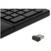 Kensington ProFit Ergo Wireless Keyboard FR, Full-size (100%), Wired & Wireless, RF Wireless + USB, AZERTY, Black