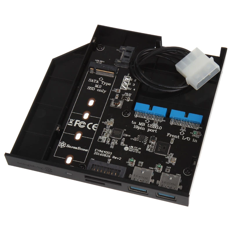 I/O ports panel Silverstone FPS01