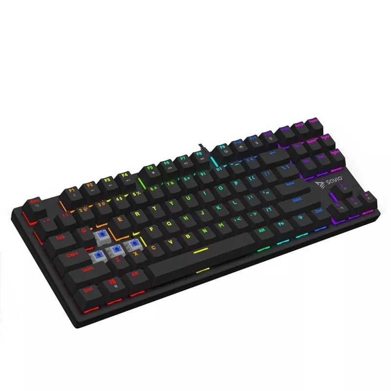Mechanical Keyboard RGB Tempest X2 Outemu Blue Savio Savgk-tempest X2 Bl