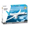 Building set Cobi Boeing 737-8 — 340 pieces, recommended age 7+, blue and white