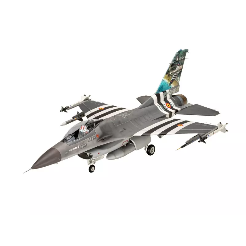 Plastic model airplane REVELL F-16 Falcon 50th Anniversary kit 1:32 scale