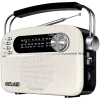 Speaker SVEN SRP-505, white (3W, Bluetooth, FM/AM/SW, USB, microSD, AUX, battery)