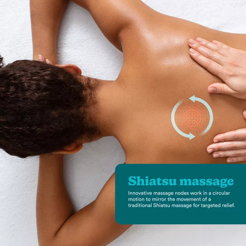 Pillow massager HoMedics SP-50H with shiatsu nodes and heat function