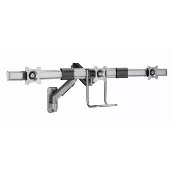 Wall mounted adjustable monitor arm Gembird MA-WA3-01 for 3 monitors