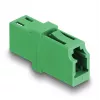 Optical Fiber Coupler LC Simplex female to LC Simplex female APC green DeLOCK 87984