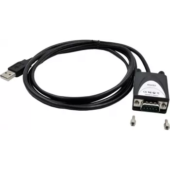 Exsys - Serial Adapter - USB - RS-232 - Black (EX-1311-2-5V)