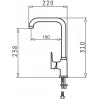 PYRAMIS SILVIO mixer tap vanilla