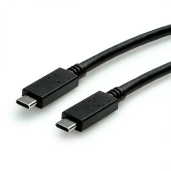 ROLINE USB3.2Gen2 Cable PD 20V5A Type C-C ST/ST 0.5m - Cable - Digital/Data - 0,5 m (11.99.9057)