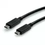 ROLINE USB3.2Gen2 Cable PD 20V5A Type C-C ST/ST 0.5m - Cable - Digital/Data - 0,5 m (11.99.9057)