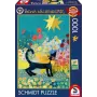 Rosina Wachtmeister: Katze im Sea of Flowers, Puzzle 1000 Pieces
