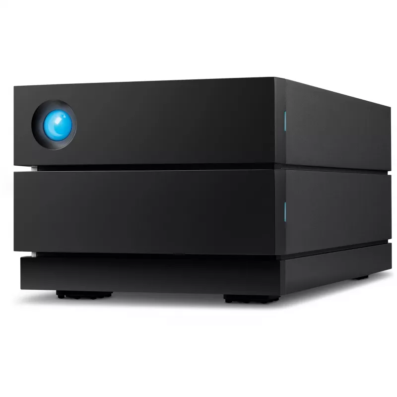 LACIE 2big RAID 16TB USB-C 3.5inch hot swappable IronWolf Pro drives 7.2rpm 5 year data recovery included