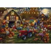 Jigsaw Puzzle, schmidt spiele Thomas Kinkade Studios Disney Mickey & Minnie Pumpkin Festival, 1000 pieces