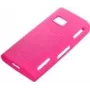 Nokia CC-1001 - Protective Cover for mobile phone - Silicone - Fuchsia - for Nokia X6, X6 Life Ball, X6-00
