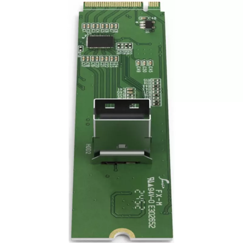 ICY DOCK - M.2 NVMe PCIe 4.0 SSD to 1 x SlimSAS 4i Adapter with Redriver