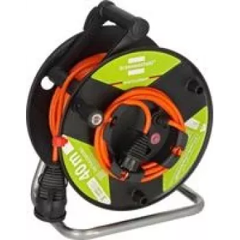 Extension cable drum Brennenstuhl 1188500, 38 m orange, reel-mounted power cable