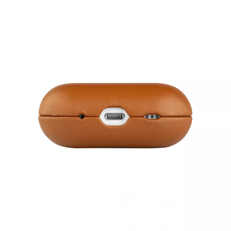 Fixed | Earbuds Case with MagSafe Support | Apple AirPods Pro 2/Pro 2 (USB-C) | Brown | Leather