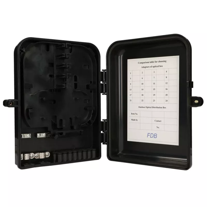 Extralink Eliza V2 Fiber Optic Closure, 16 Splices, Black, Mid-Span