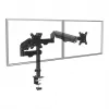 Maclean 2 monitor mount, gas spring, 17-32, 2-10kg, black, MC-136